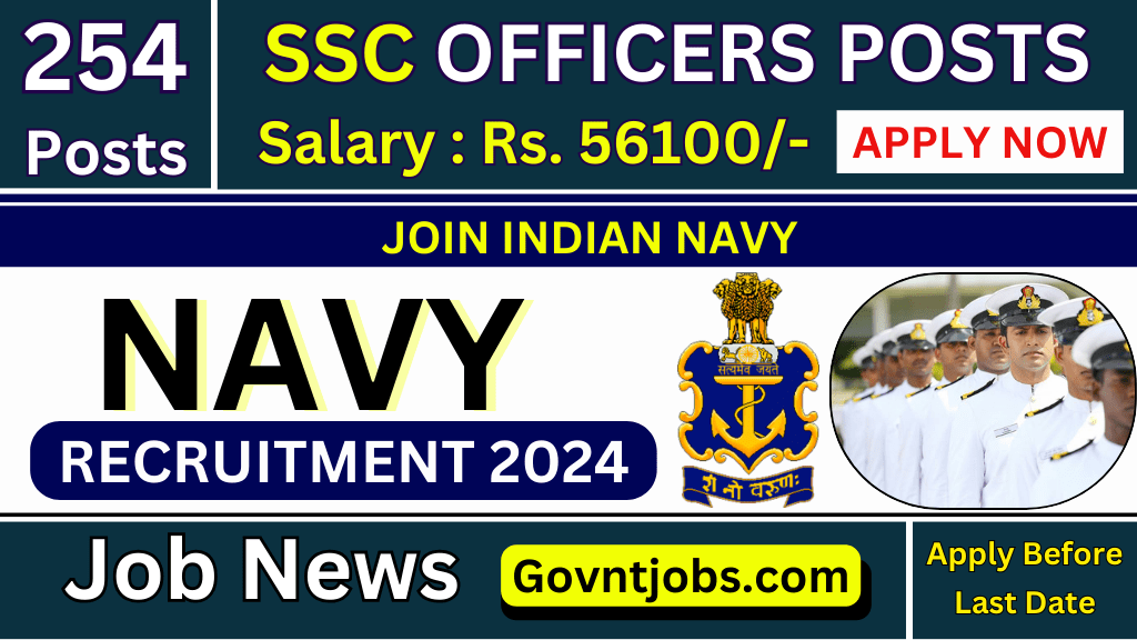 Indian Navy Ssc Officer Recruitment Posts Notification Out