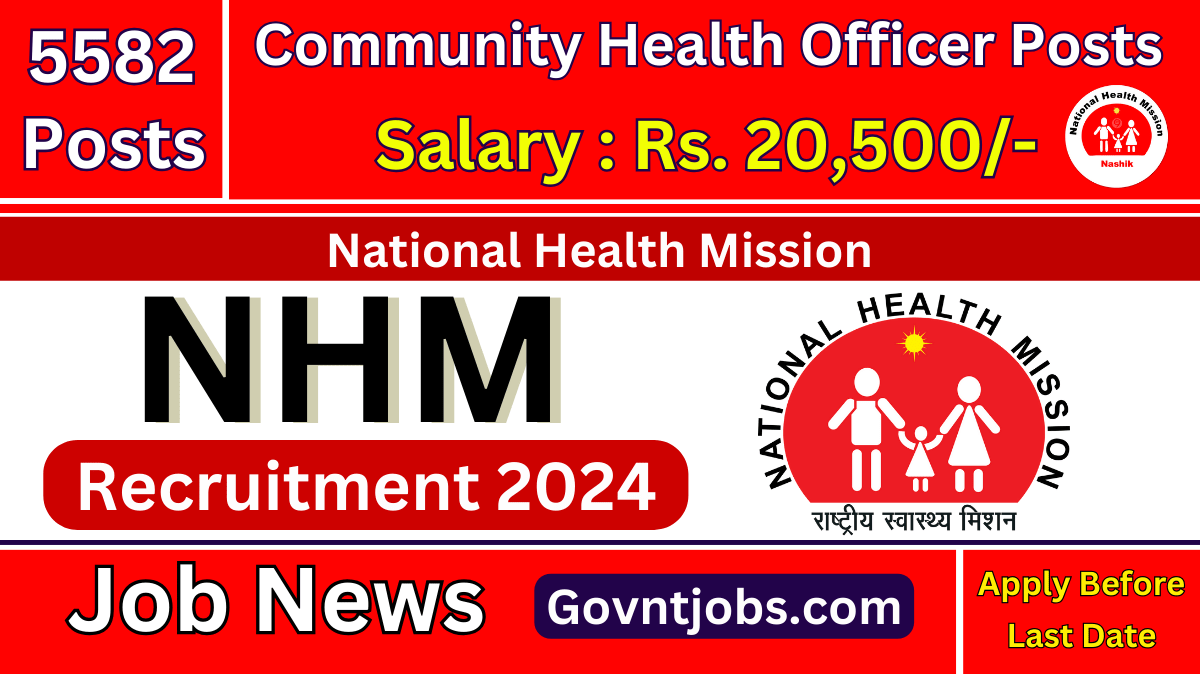 NHM UP Recruitment 2024 CHO 5582 Vacancies Apply Online Check