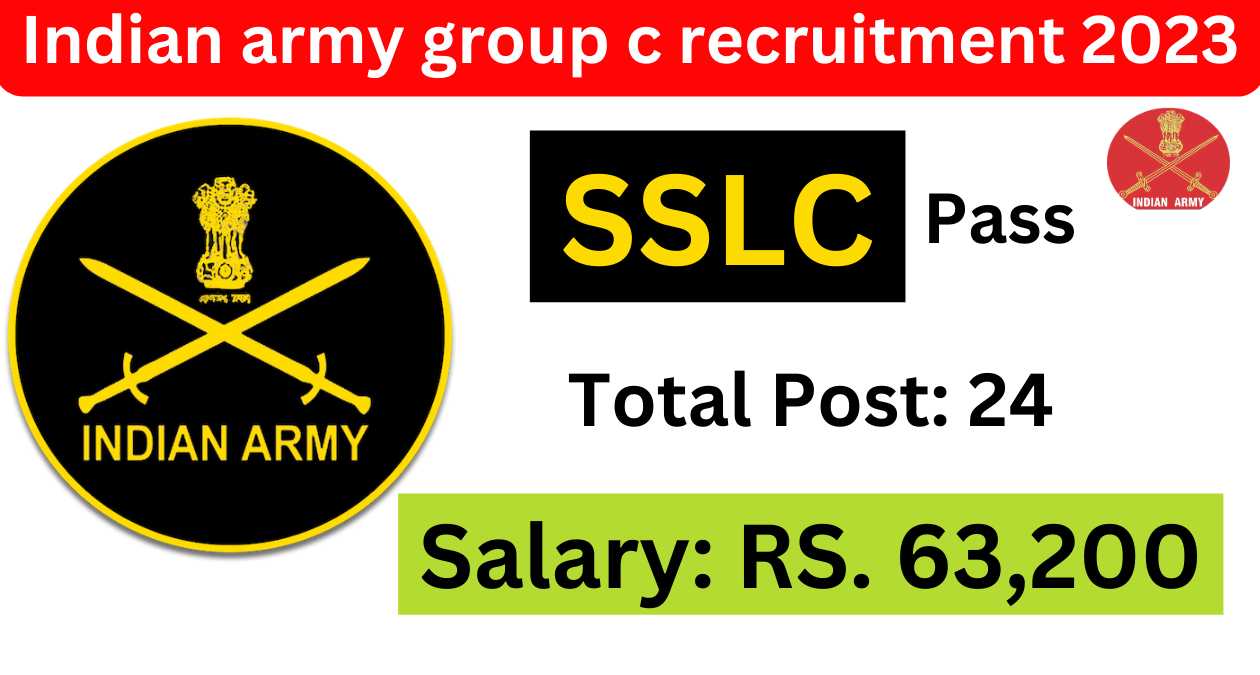 Indian army group c recruitment 2023 | Read Eligibility Criteria ...