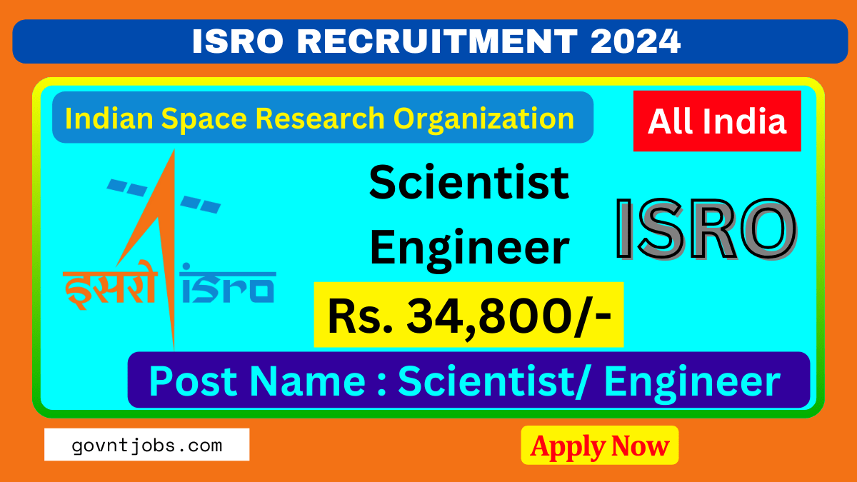 ISRO Recruitment 2024 Apply Online For 19 Scientist Posts, Check ...