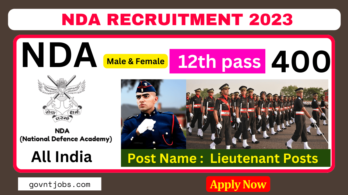 NDA Recruitment 2024 Out Apply For 400 Lieutenant Posts, Check