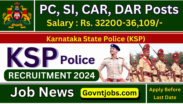 Karnataka Police Recruitment 2024, Total 12000 Vacancies, Eligibilities ...