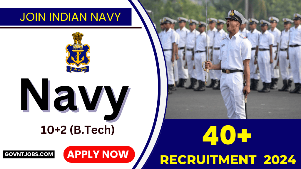 Navy 10+2 (B.Tech) Cadet Entry Scheme Recruitment 2024 Out For JAN 2025 ...