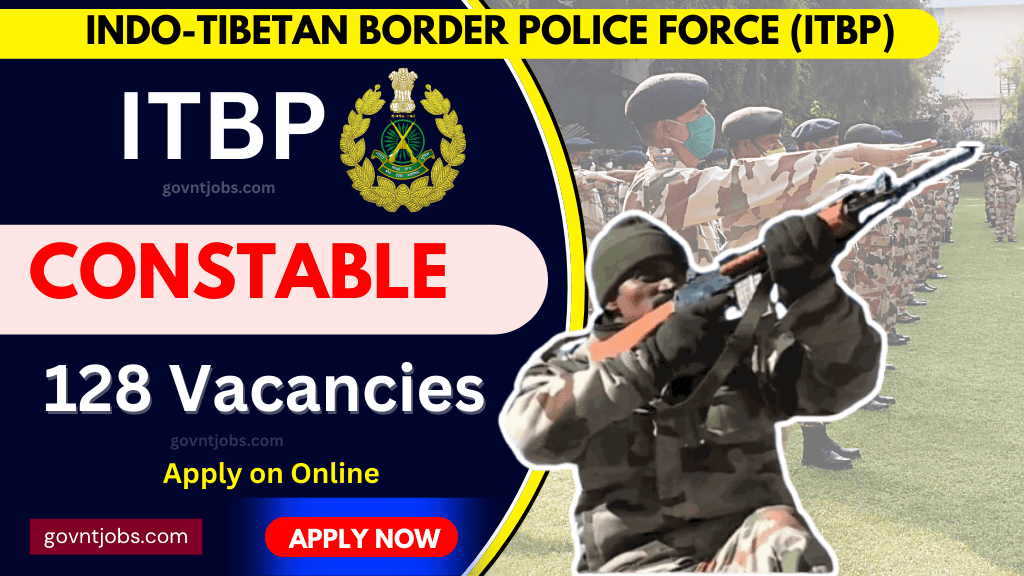 ITBP Recruitment 2024 : Apply Online for 128 Head Constable, Constable ...