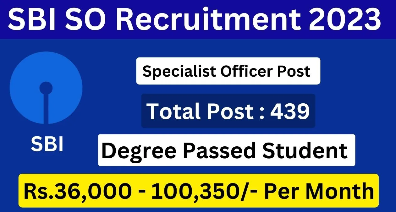 SBI SO Recruitment 2023 | Read Eligibility Criteria, Education Details ...