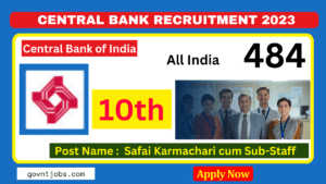 Central Bank of India Recruitment 2024