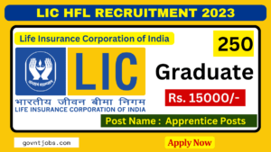 LIC HFL Recruitment 2024