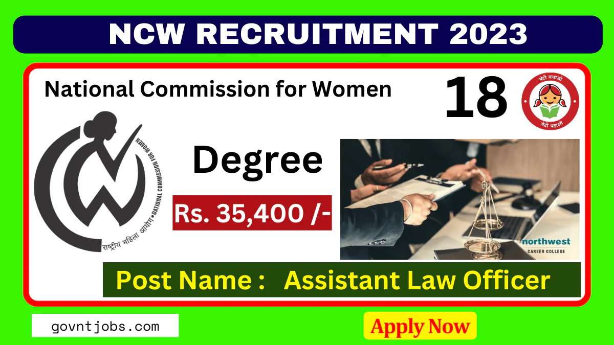 NCW Recruitment 2023 Application