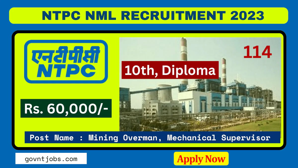 NTPC NML Recruitment 2023