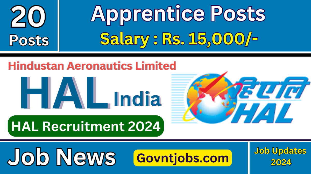 HAL Recruitment 2024 Apply Online, Check Vacancies, Eligibility, Last