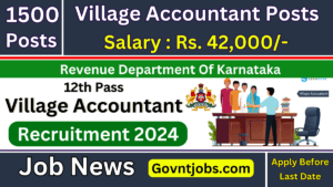 Karnataka Village Accountant Recruitment 2024