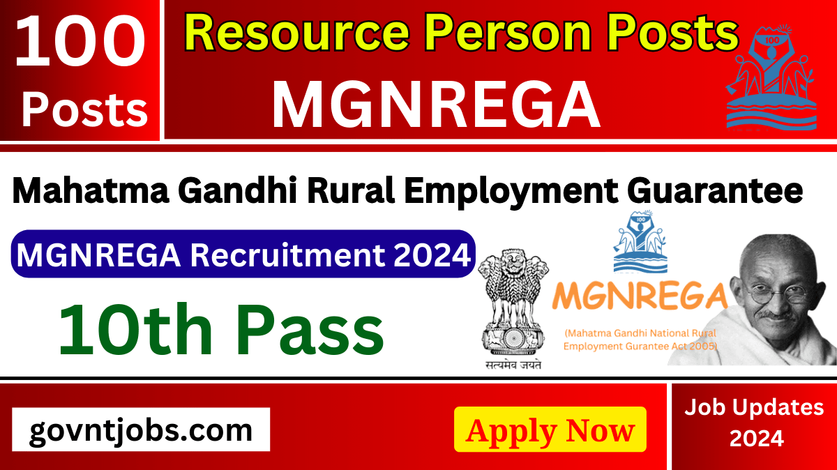 MGNREGA Recruitment 2024