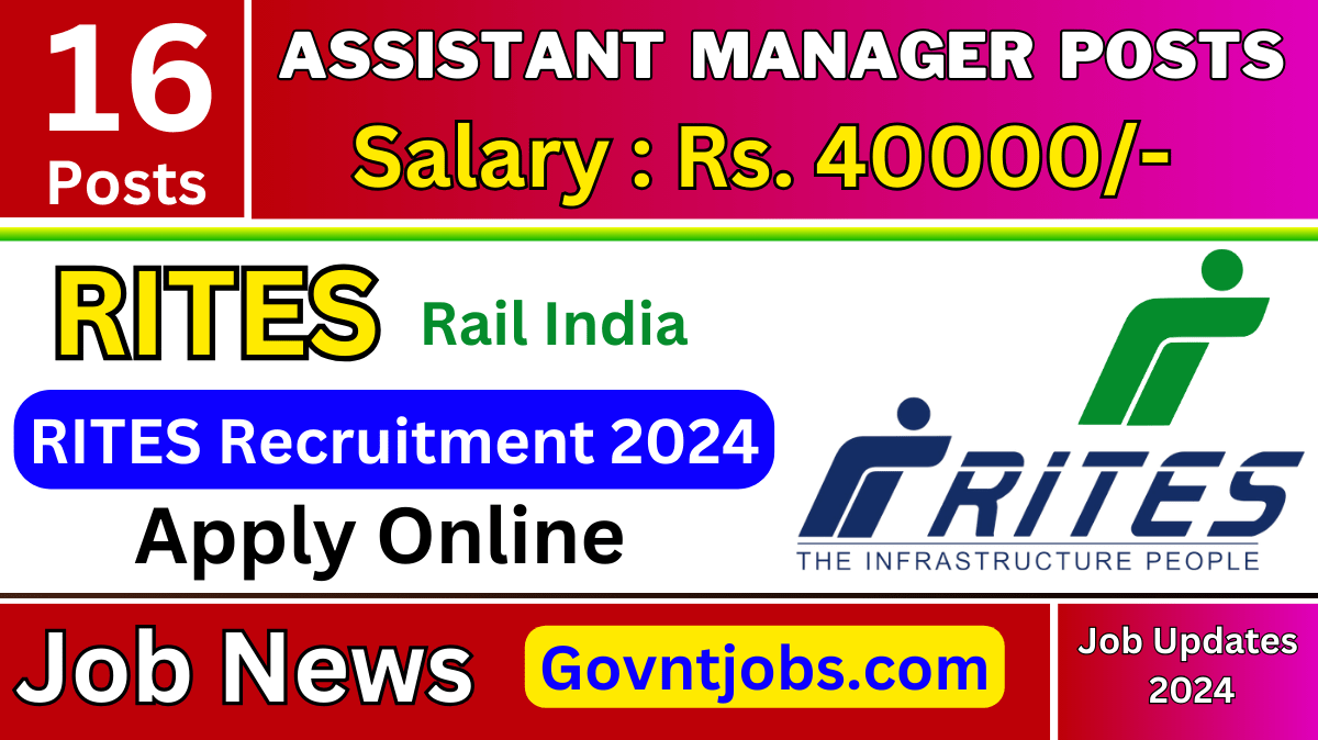 RITES Recruitment 2024 Apply Online For 16 Assistant Manager Posts   RITES Recruitment 2024  .webp