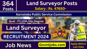 KPSC Land Surveyor Recruitment 2024