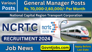 NCRTC Recruitment 2024