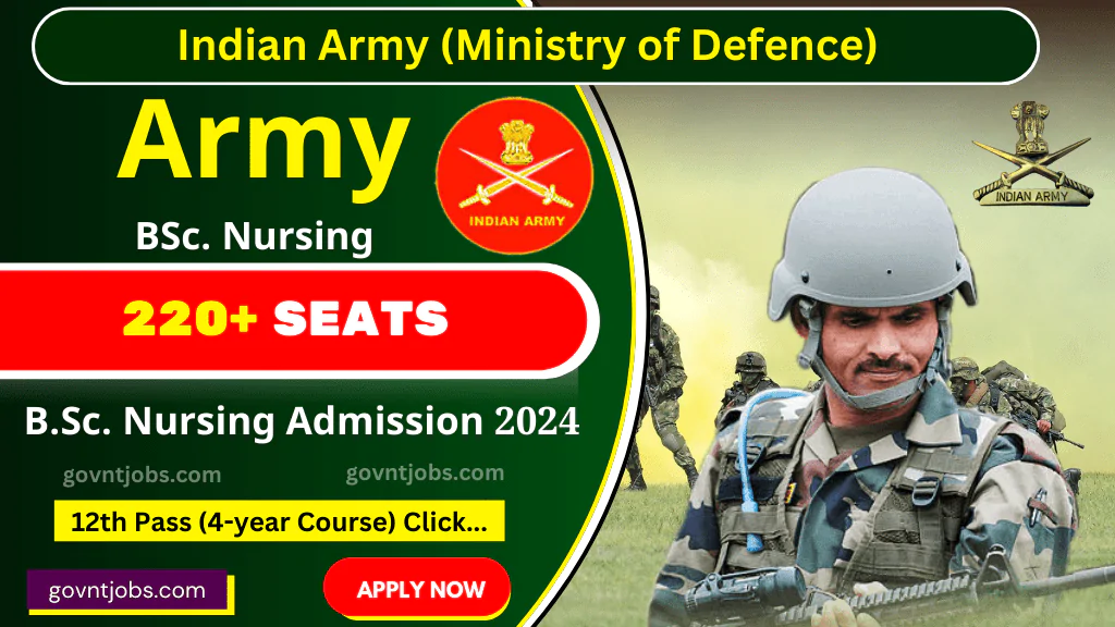 Indian Army B.Sc. Nursing Admission 2024