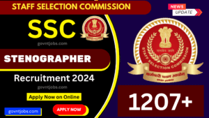 SSC Stenographer Notification 2024