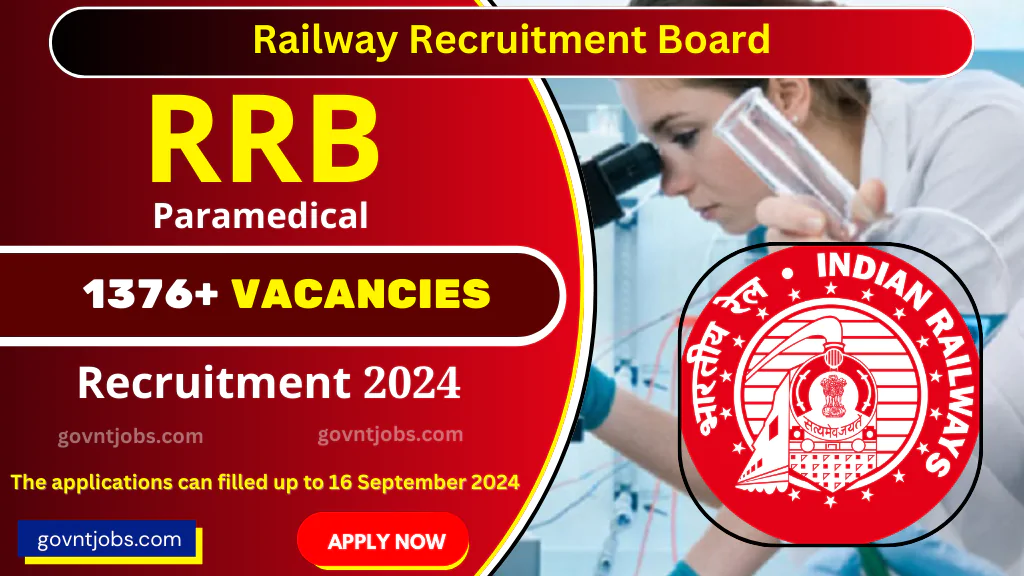 RRB Paramedical Recruitment 2024